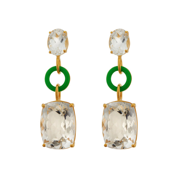 ileana makri Topaz Twinkler Green Enamel