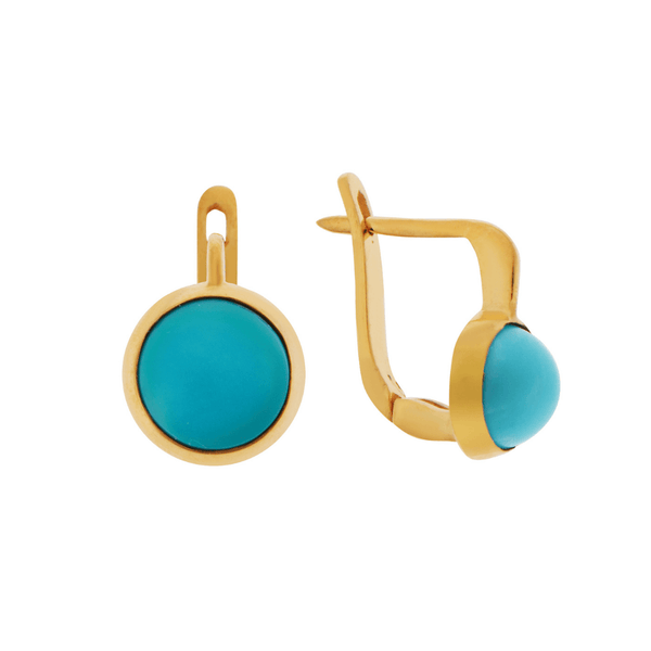 ileana makri Turquoise Plug Earrings - M