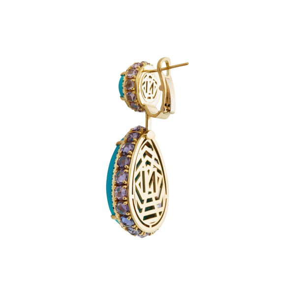 Ileana Makri Turquoise Serenade Earrings