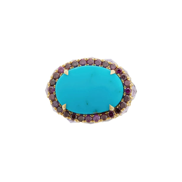 Ileana Makri Turquoise Serenade Ring
