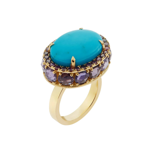 ileana makri Turquoise Serenade Ring