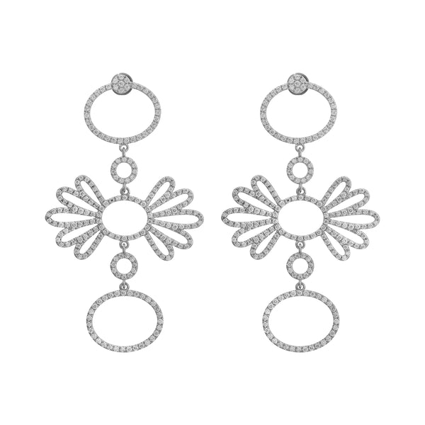 ileana makri Twiggy Flower Earrings W-D