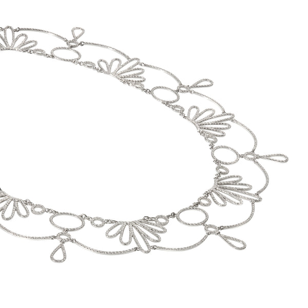 Ileana Makri Twiggy Flower Necklace W-D