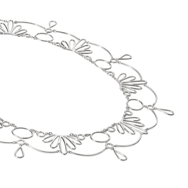 Ileana Makri Twiggy Flower Necklace W-D