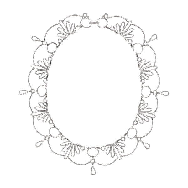 ileana makri Twiggy Flower Necklace W-D