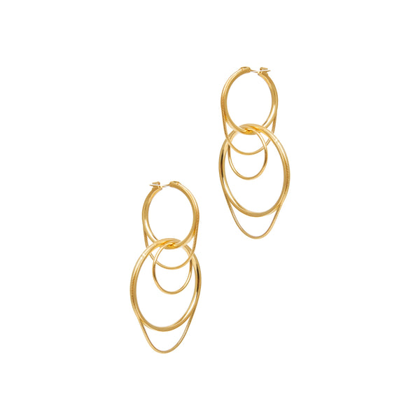 ileana makri Twinkler Looped Hoops YG