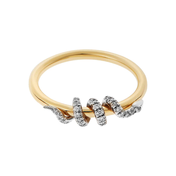 Ileana Makri Twisted Boa Ring Y-W-D