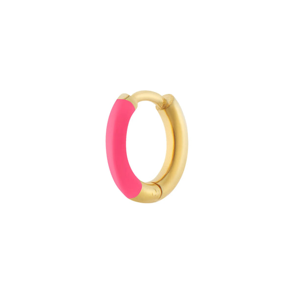 Ileana Makri Vice Versa Mini Hoops Pink