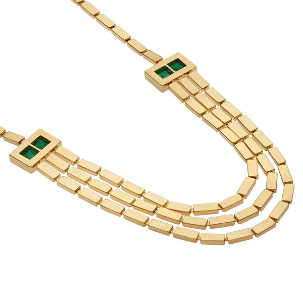Ileana Makri Waterfall Bridge Necklace Y-D-EM
