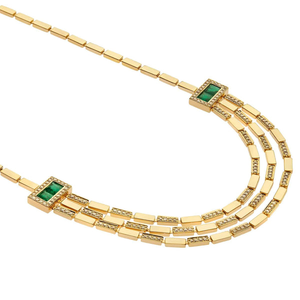 Ileana Makri Waterfall Bridge Necklace Y-D-EM