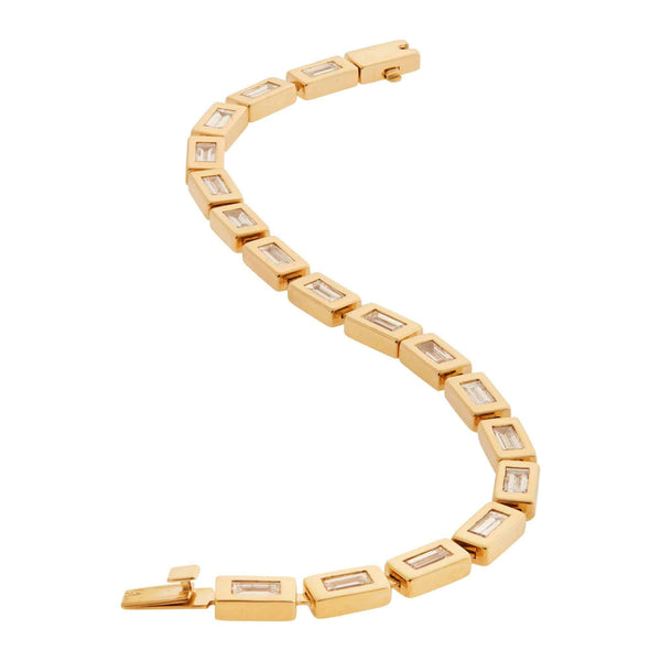 Ileana Makri Waterfall Full Baguette Bracelet Y-D