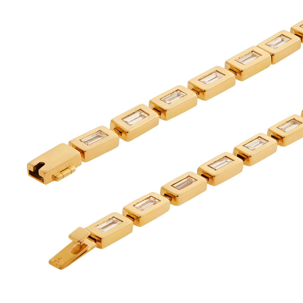 Ileana Makri Waterfall Full Baguette Bracelet Y-D