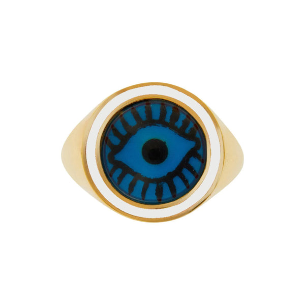Ileana Makri White Evil Eye Chevalier