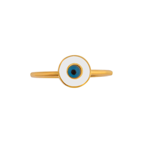 Ileana Makri White Eye Ring
