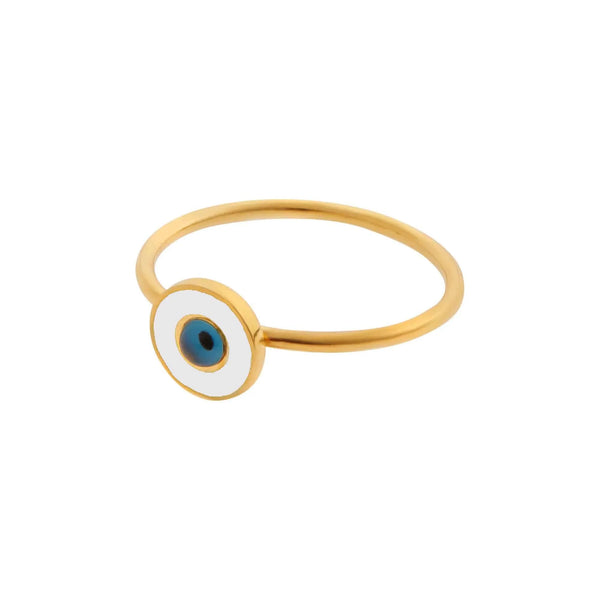 Ileana Makri White Eye Ring