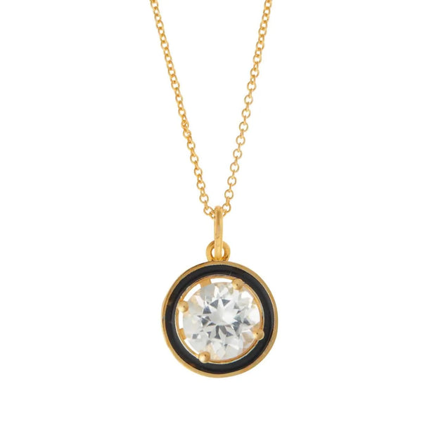 Ileana Makri White Topaz Enamel