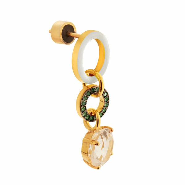 Ileana Makri White Twist White Topaz
