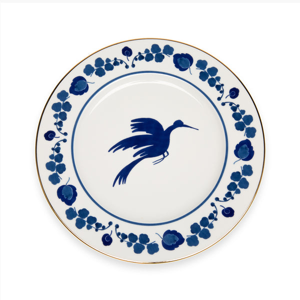 ileana makri Wildbird Blue Charger Plate