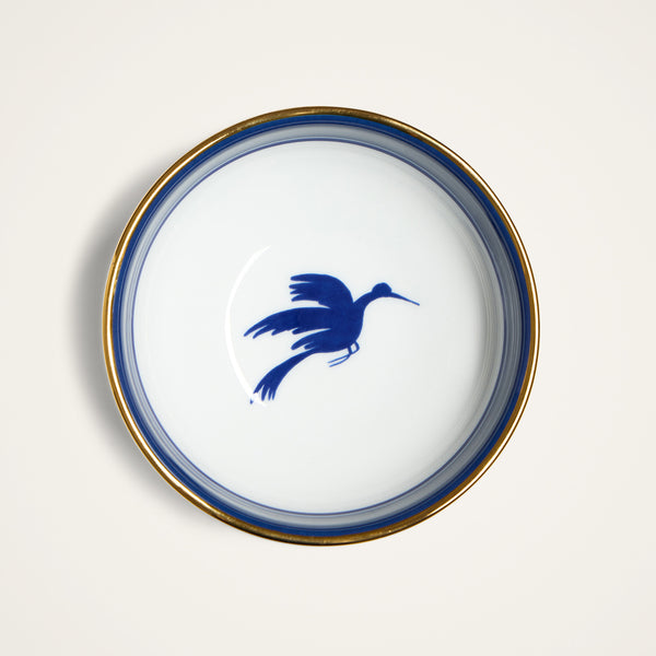 Ileana Makri Wildbird Blue Snack Bowl (Set Of 2)