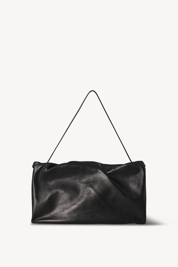 ileana makri XL Bourse Bag in Black Leather