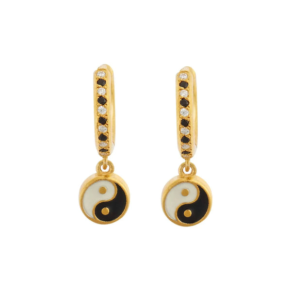 ileana makri Yin Yang Midi Hoops