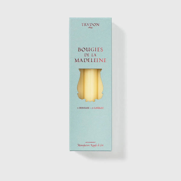 Ileana Makri Ivory Madeleine Tapered Candles (Box Of 6)