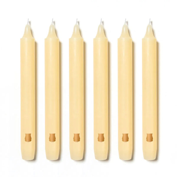 ileana makri Ivory Madeleine Tapered Candles (Box of 6)