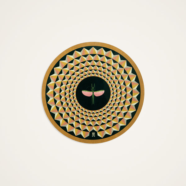 Ileana Makri Libelulla Disk Placemats Mustard (Set Of 2)