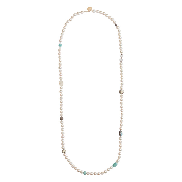 ileana makri Long Pearl Globetrotter Necklace 205 (95cm)