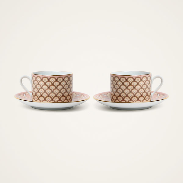 Ileana Makri Odysseus Dusty Pink Impero Tea Cup (Set Of 2)