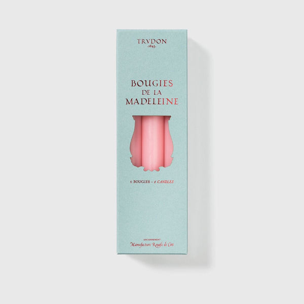 Ileana Makri Pink Madeleine Tapered Candles (Box Of 6)