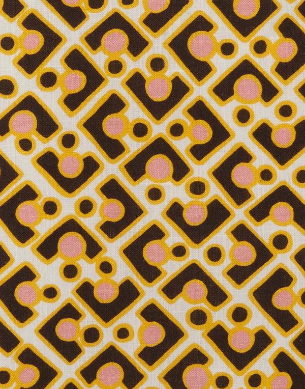 Ileana Makri Puzzle Rosa Placemats In Linen (Set Of 2)
