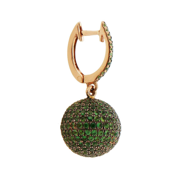 Ileana Makri Small Pave Clip Ball Earrings P-Oxs-Ts