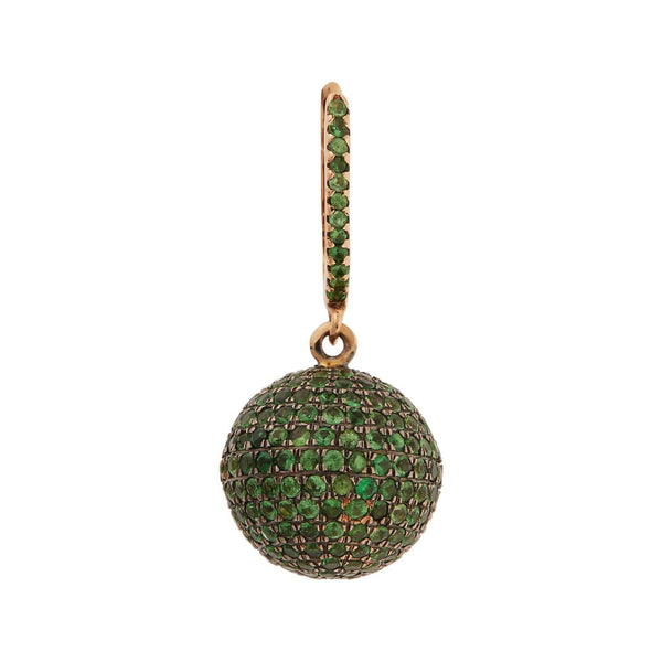 Ileana Makri Small Pave Clip Ball Earrings P-Oxs-Ts