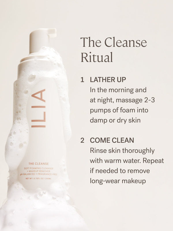 Ilia Beauty The Cleanse Soft Foaming Cleanser