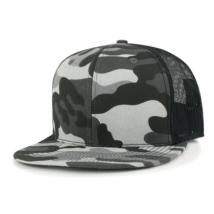 Ililily Ililily 10 Bulk Pack Blank Six Panel Mesh Back Baseball Cap Basic Trucker Hat