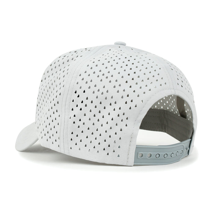 Ililily Ililily Blank Six Panel Basic Baseball Cap Laser Cut Air Hole Back Hat