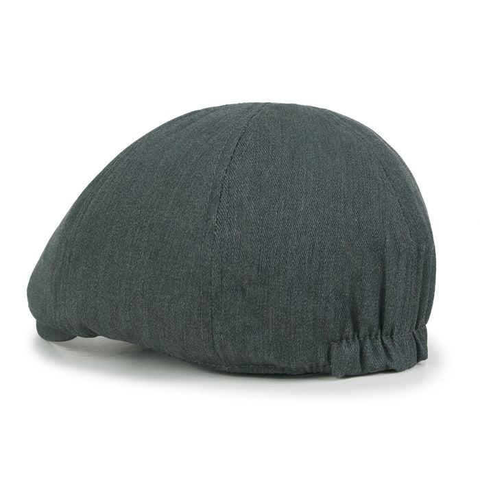 Ililily Ililily Cotton Flat Cap Cabbie Hat Gatsby Ivy Irish Hunting Newsboy Stretch Fit