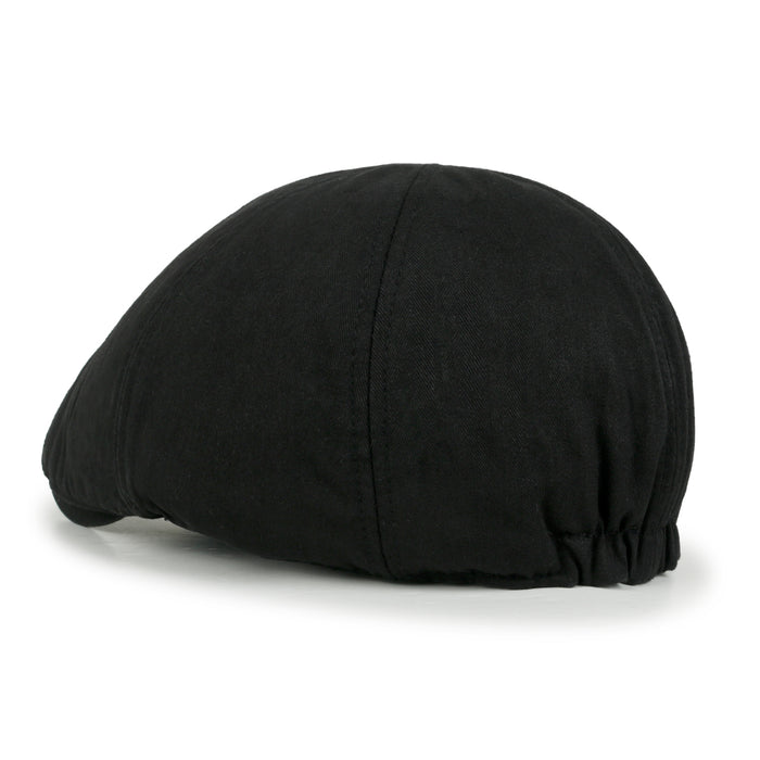 Ililily Ililily Cotton Washed Flat Cap Cabbie Hat Gatsby Ivy Irish Hunting Newsboy Stretch Fit