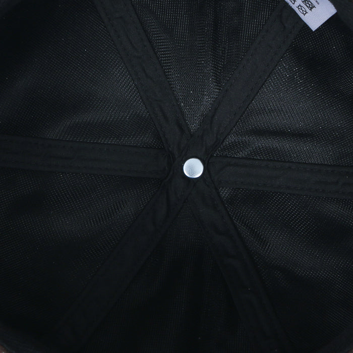 Ililily Ililily Faux Leather Solid Color Short Beanie Strap Back Winter Hat Casual Cap