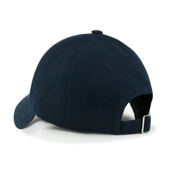 Ililily Ililily Forest Embroidery Patch Cotton Strapback Hat Casual Solid Baseball Cap