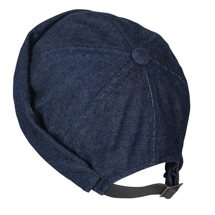 Ililily Ililily Howels Denim Cotton Short Beanie Strapback Casual Hat Soft Cap