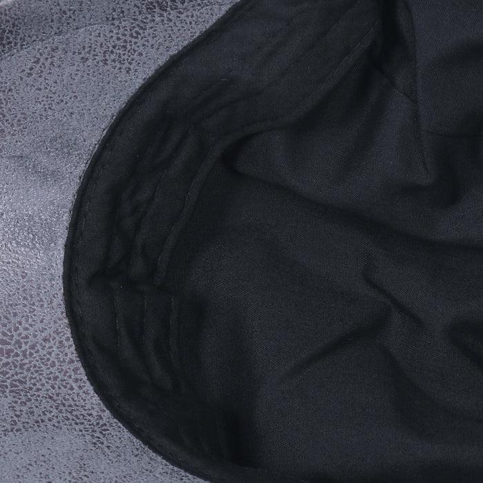 Ililily Ililily Large Size Faux Leather Gatsby Newsboy Hat Cabbie Hunting Flat Cap