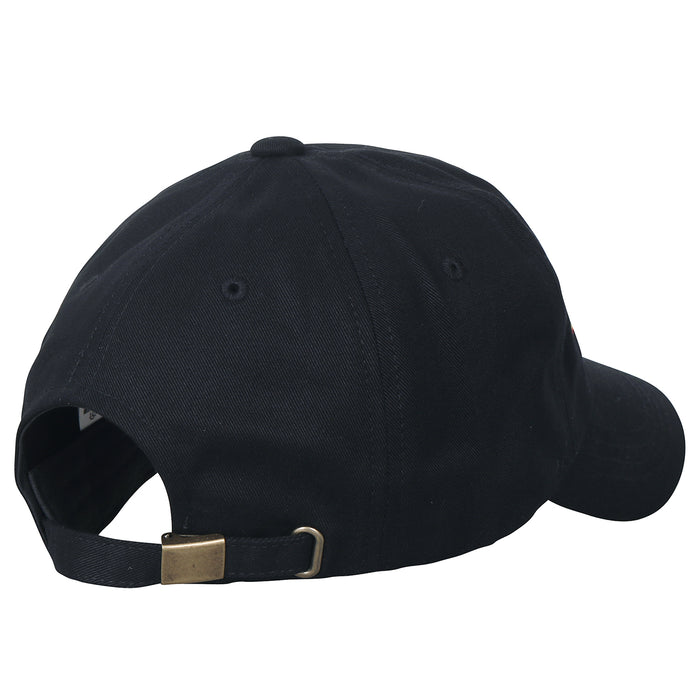 Ililily Ililily Letter Embroidered Distressed Vintage Cotton Baseball Cap Trucker Hat