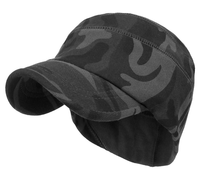 ililily ililily Military Camouflage Pattern Cotton Casual Flex Fit Work Cap Soft Hat