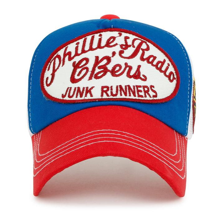 Ililily Ililily Phillie's Radio Embroidered Mesh Caps Cotton Casual Baseball Cap Adjustable Trucker Hat