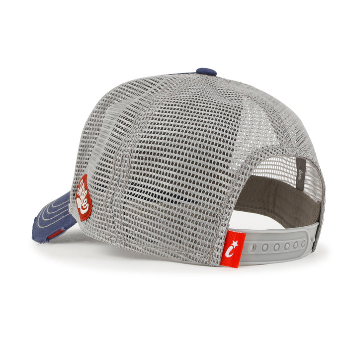 Ililily Ililily PREMIUM American Muscle Car Embroidery Baseball Cap Vintage Trucker Hat