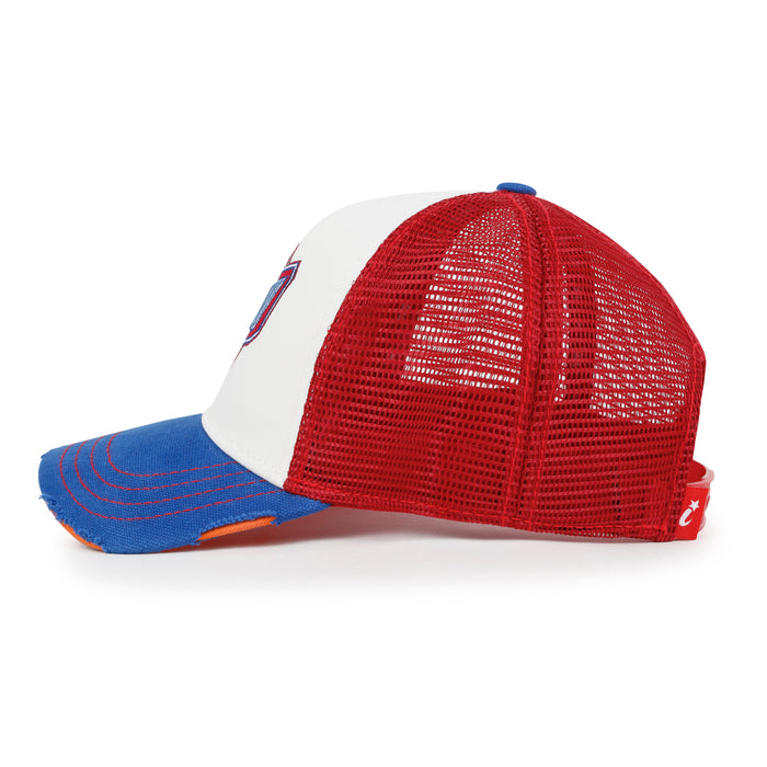 Ililily Ililily PREMIUM Billy Beer Embroidery Structured Vintage Baseball Cap Casual Trucker Hat