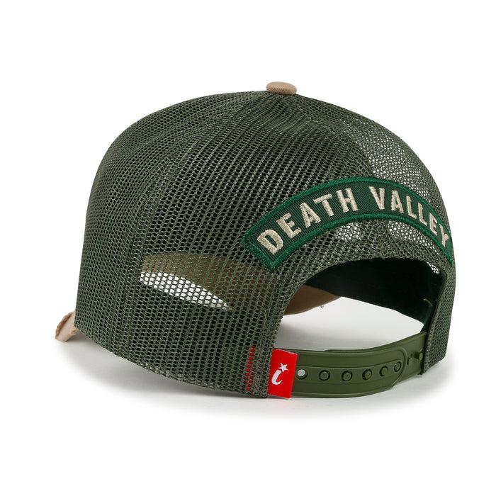Ililily Ililily Premium Death Valley Embroidery Baseball Cap Structured Trucker Hat