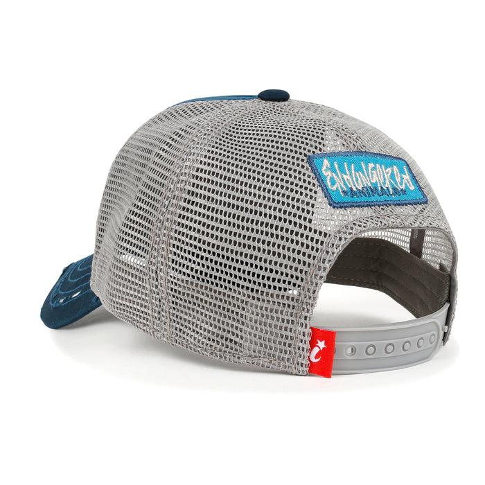 Ililily Ililily PREMIUM Endangered Blue Whale Embroidery Baseball Cap Structured Hat